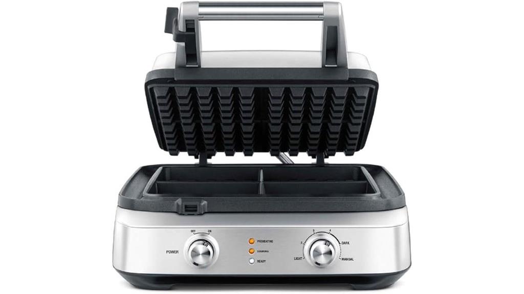 breville 4 slice waffle maker