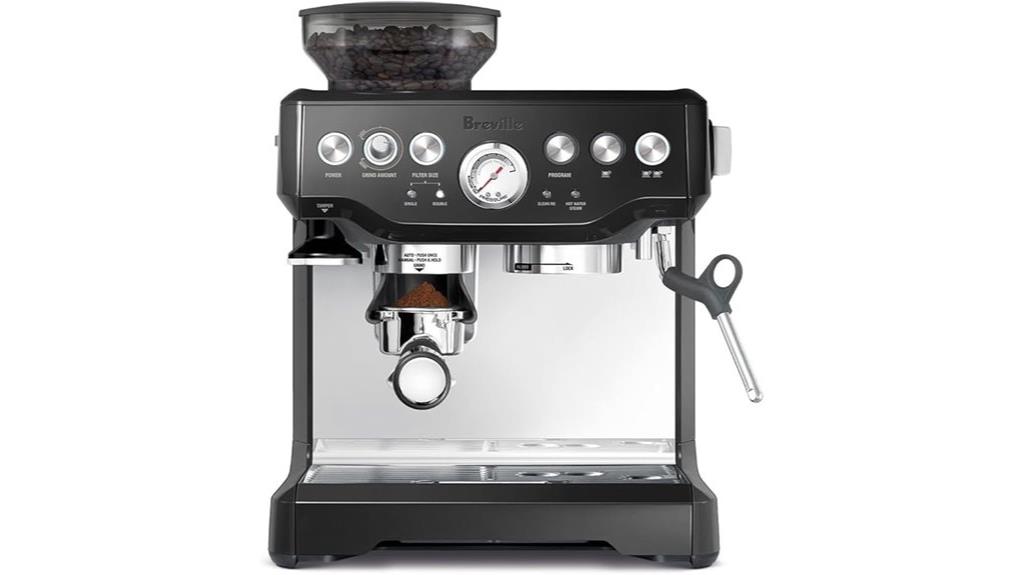 breville espresso machine black