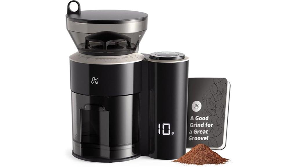 burr grinder with scale