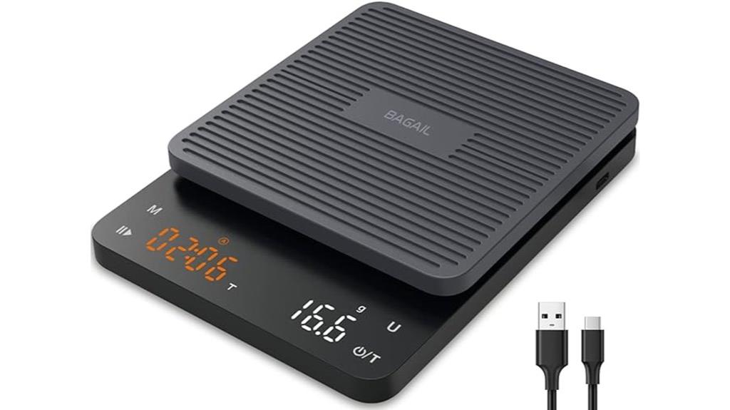 coffee measurement with timer