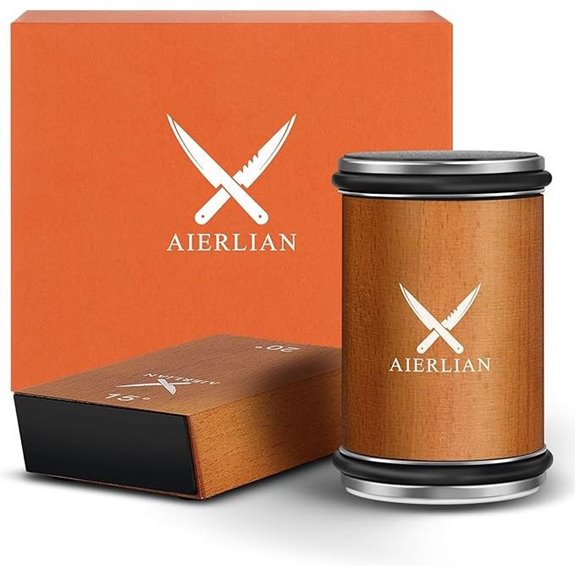 Rolling Knife Sharpener Kit with Diamond & Ceramic