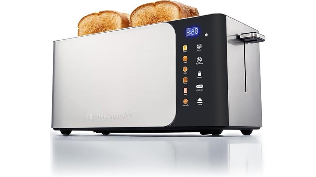digital 4 slice toaster