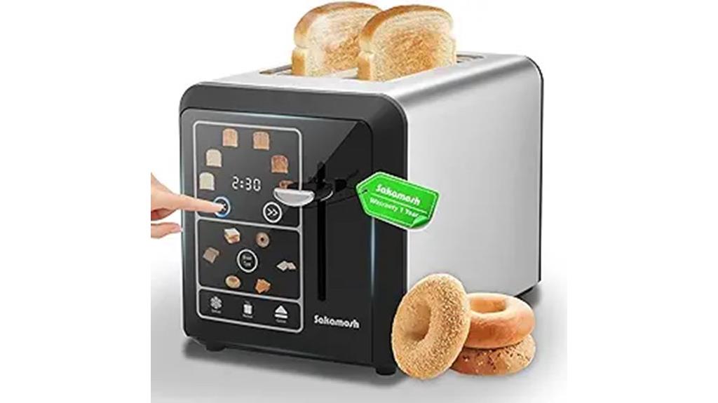digital touch screen toaster