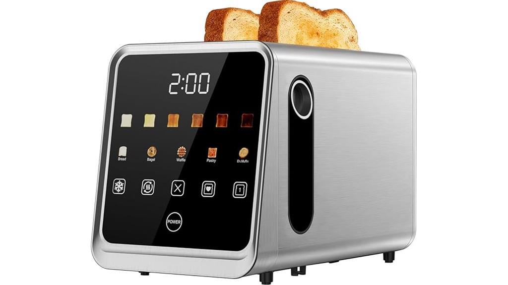 digital touchscreen smart toaster