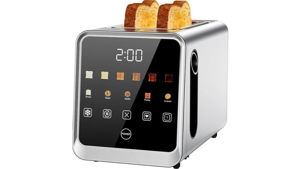 digital touchscreen toasting