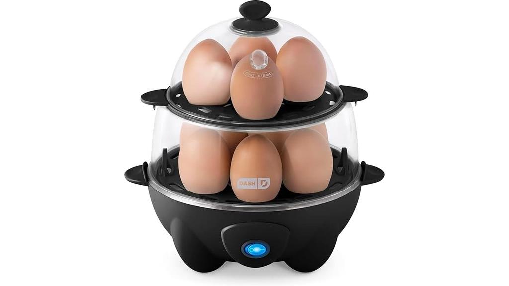egg cooker with guide