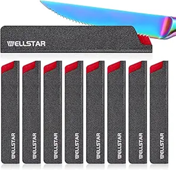 WELLSTAR Steak Knife Edge Guards 8-Piece Set