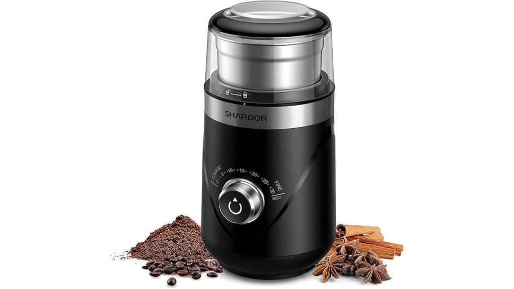 electric coffee grinder with removable bowl