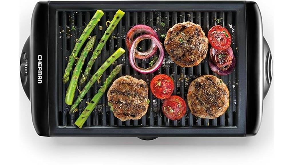 electric indoor grill adjustable