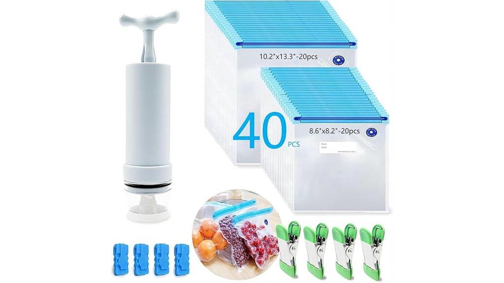 forty sous vide bags