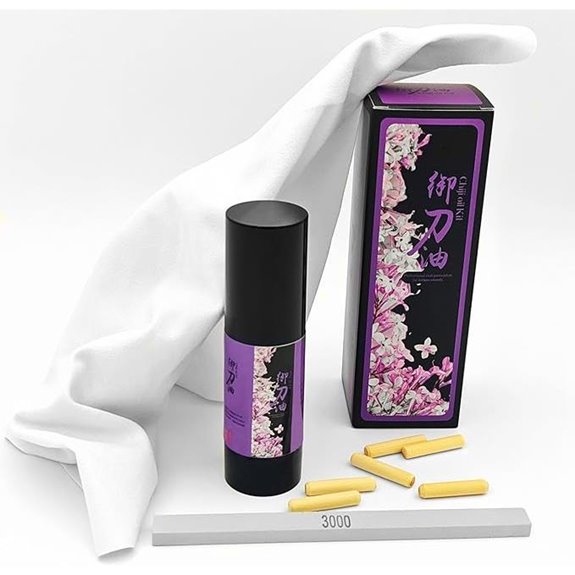 Katana Cleaning Kit (4 Pieces) with Oil and Stone