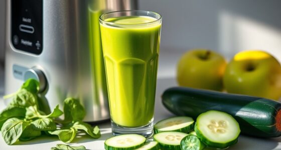 green juice with smart juicer