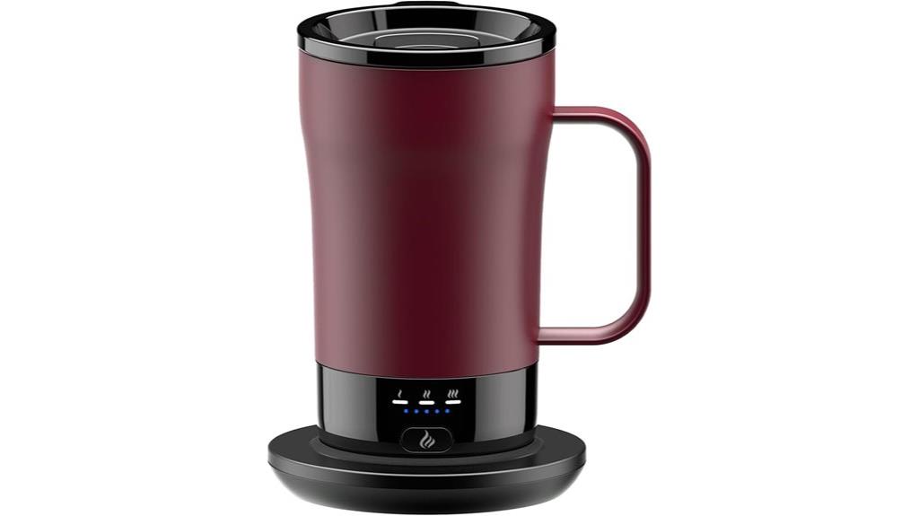 heated 14oz coffee mug