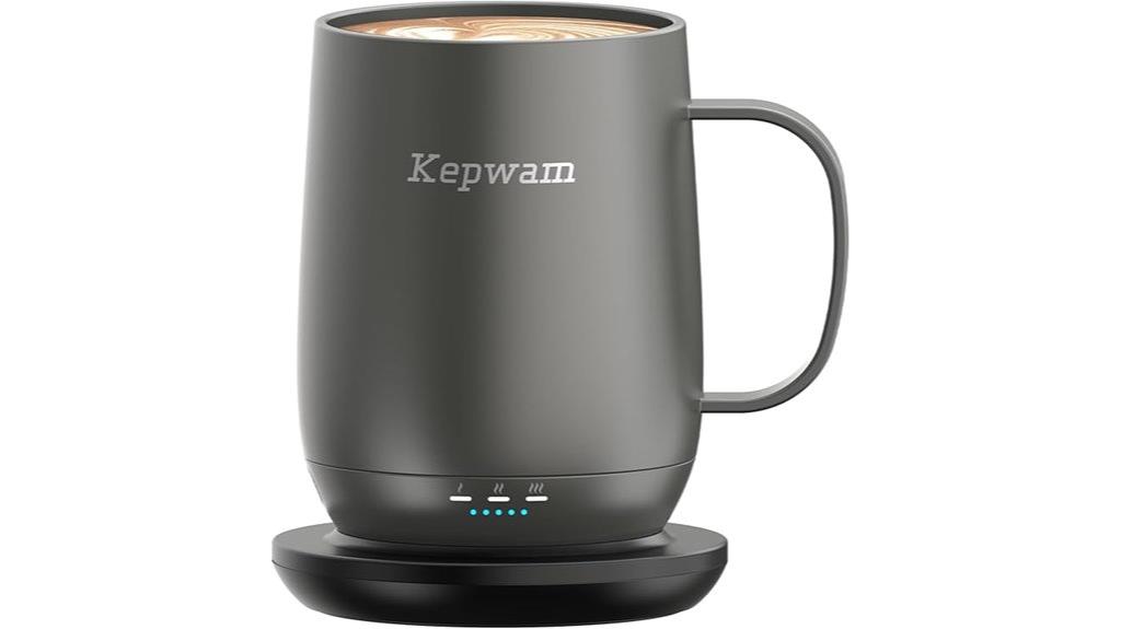 heated 16oz coffee mug