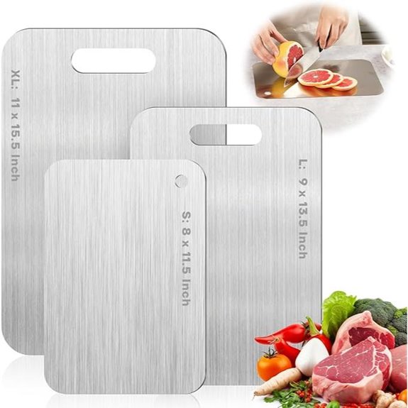 Katuchef Titanium Cutting Board Double-Sided Durable