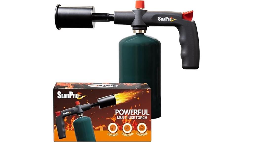 high intensity charcoal torch