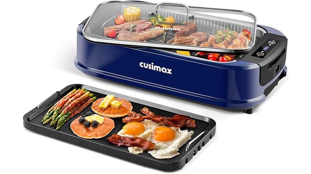 indoor smokeless electric grill