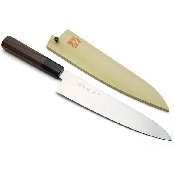 Yoshihiro AUS10 Japanese Chef Knife with Rosewood Handle