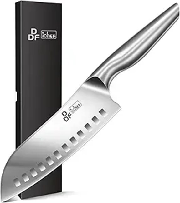 DDF Japanese Stainless Steel Chef's Santoku Knife