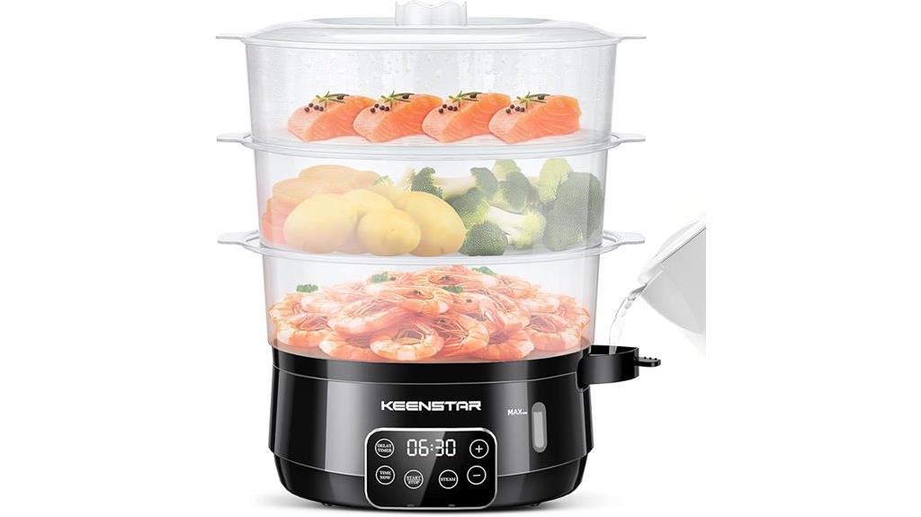 large capacity electric steamer