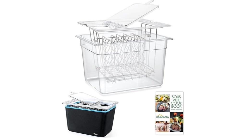 large sous vide container