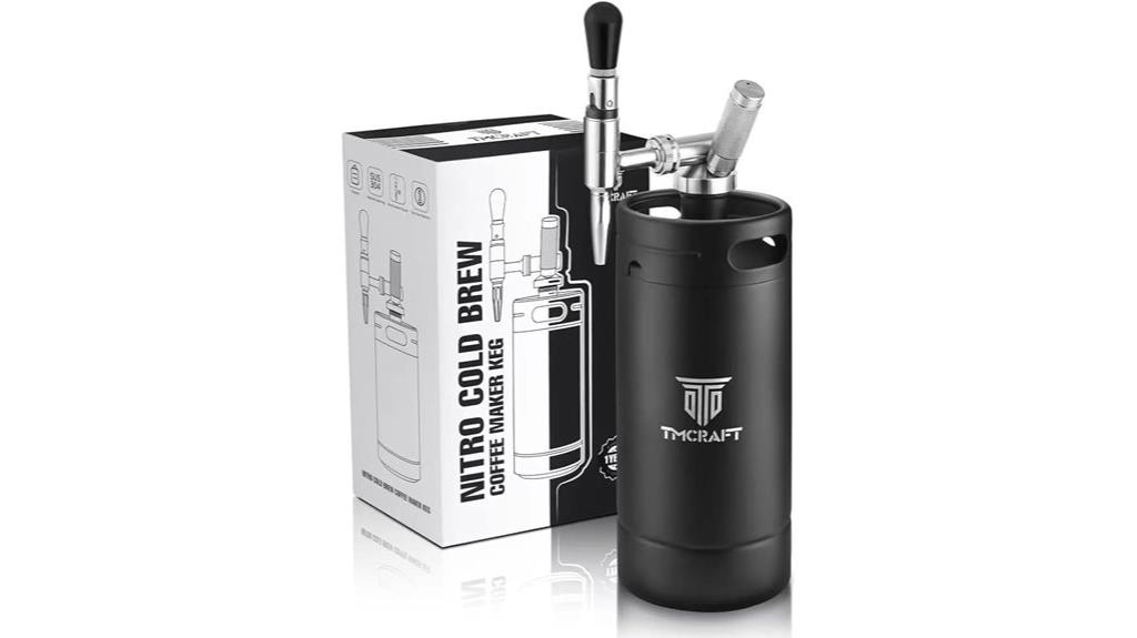 large stainless steel cold brew