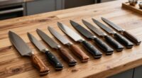 luxury chef knife selection