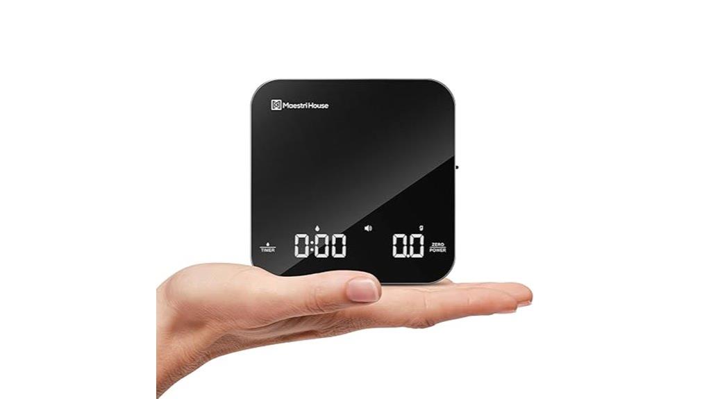 mini coffee scale with timer