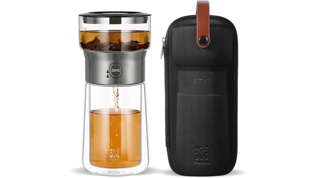 modern glass tea infuser