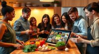 online community cooking platform