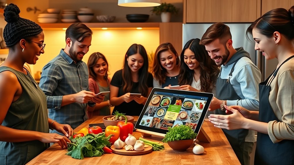 online community cooking platform