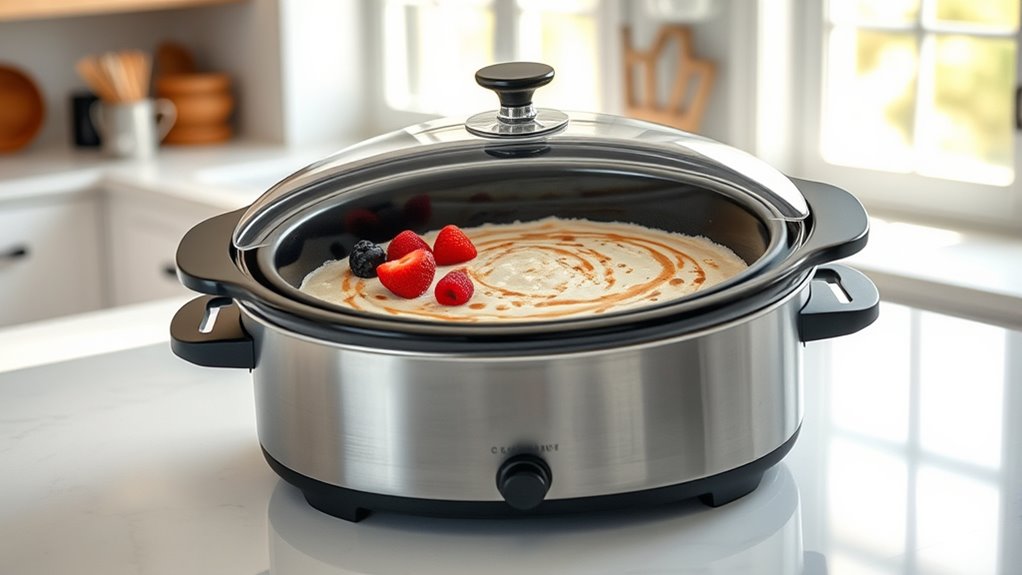 optimal slow cooker oatmeal timings