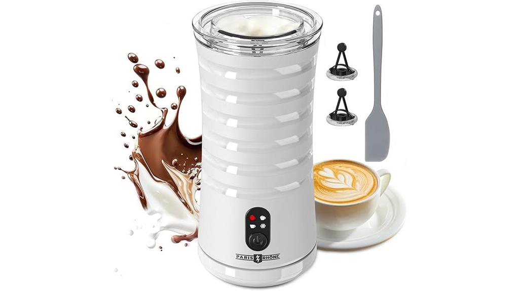 paris rh ne 4 in 1 milk frother