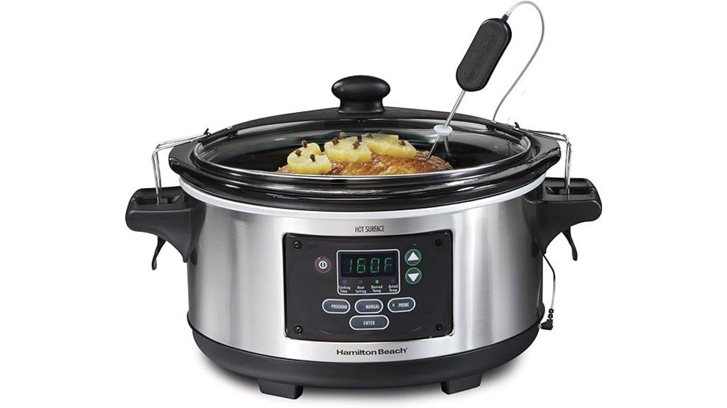 portable 6 quart slow cooker