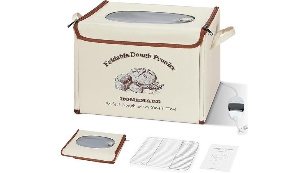 portable foldable proofing box