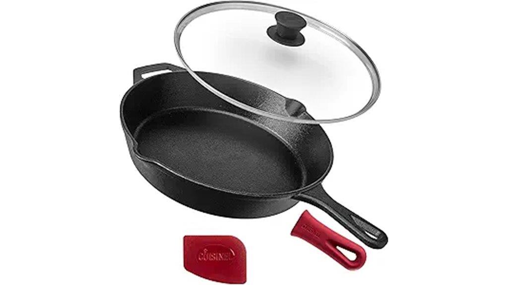 pre seasoned cast iron