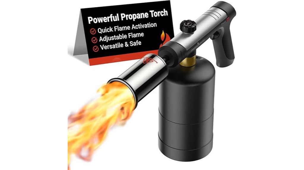 propane torch with safety