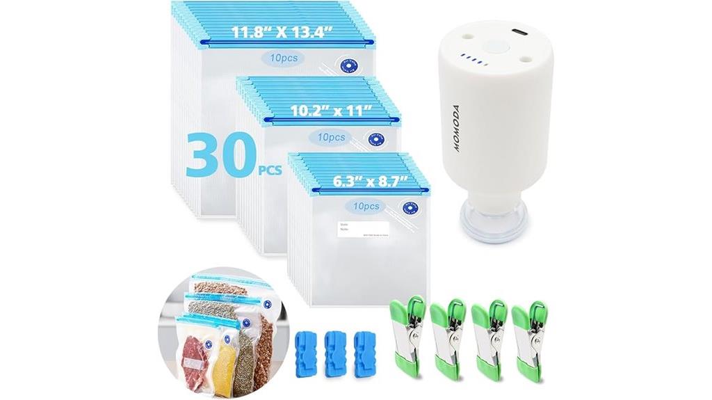 set of 30 sous vide bags