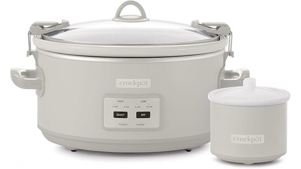 seven quart portable slow cooker