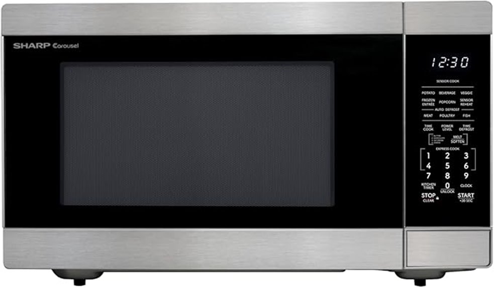 sharp 1200w microwave oven