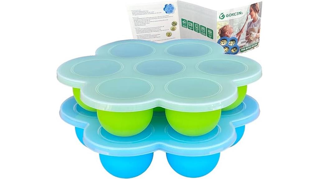 silicone egg mold set