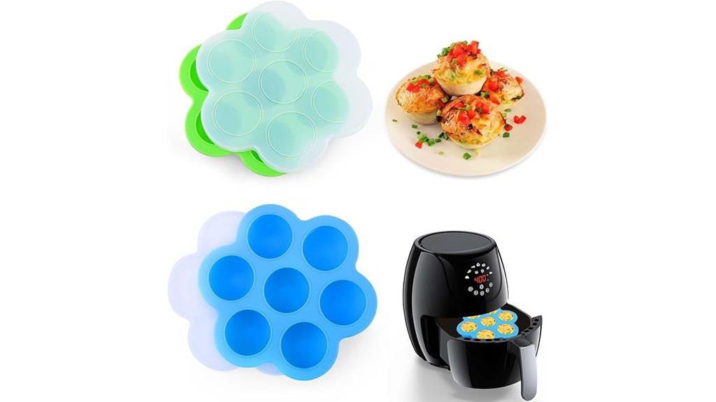 silicone egg mold set