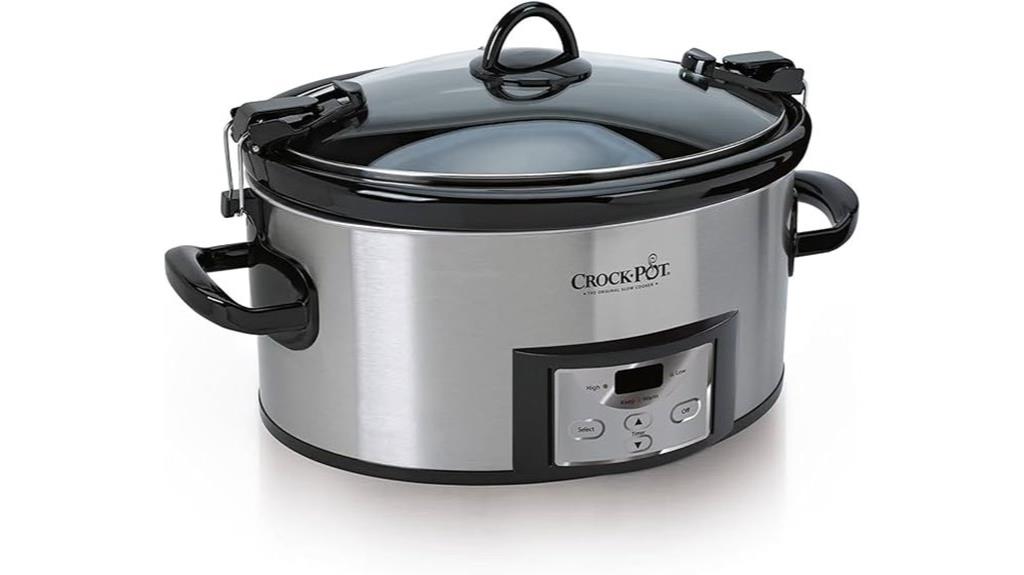 six quart programmable slow cooker