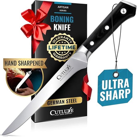 Cutluxe 6 Razor Sharp Fillet Knife with Handle