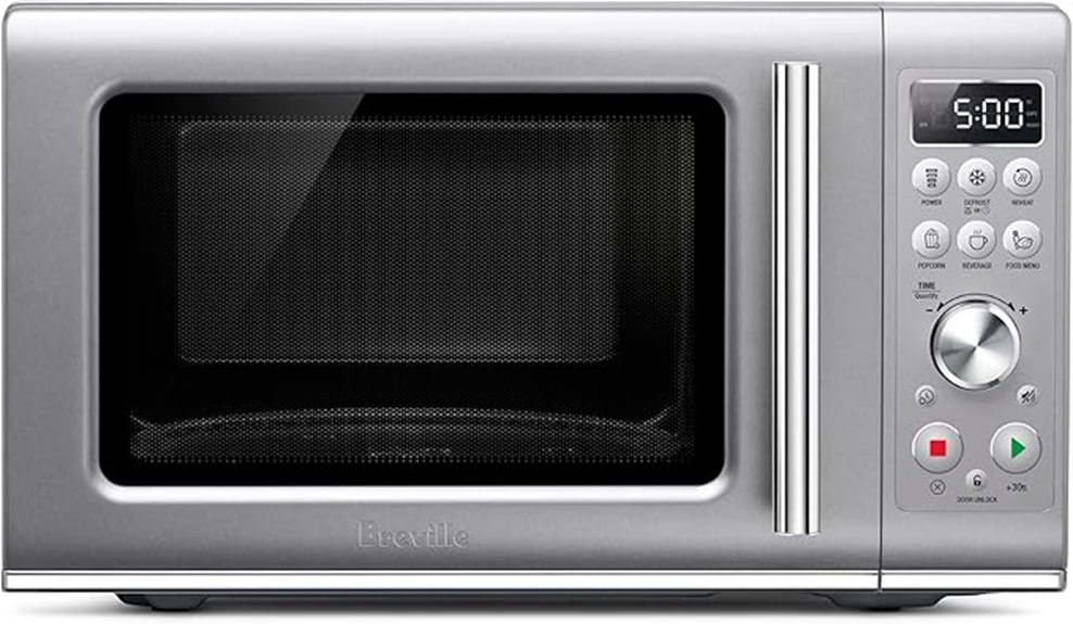 small countertop microwave oven