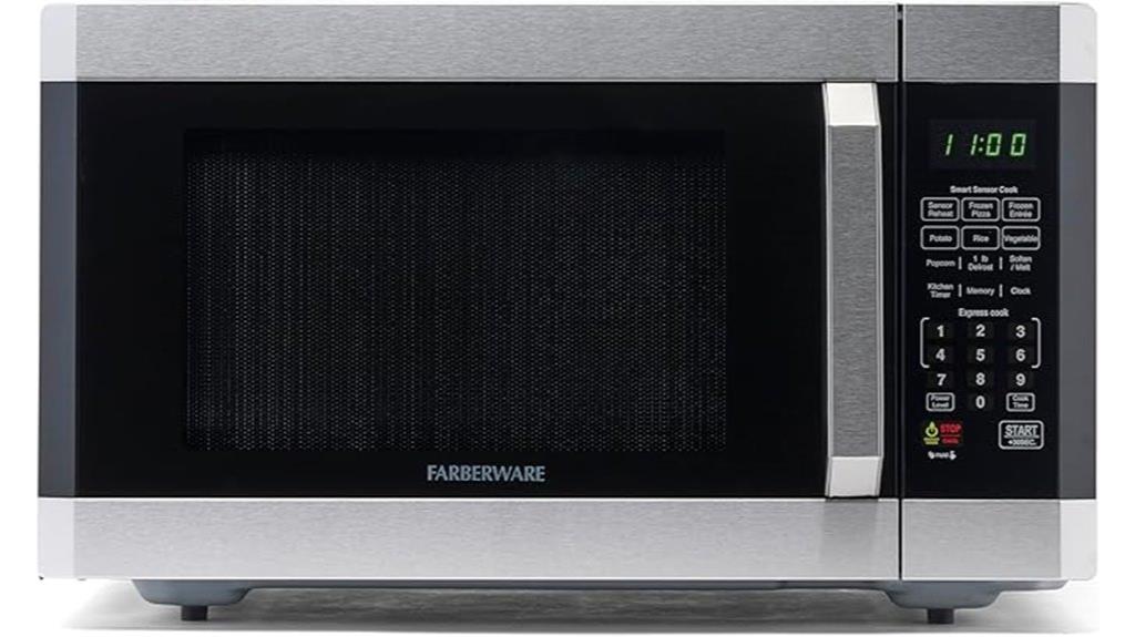 small countertop microwave oven