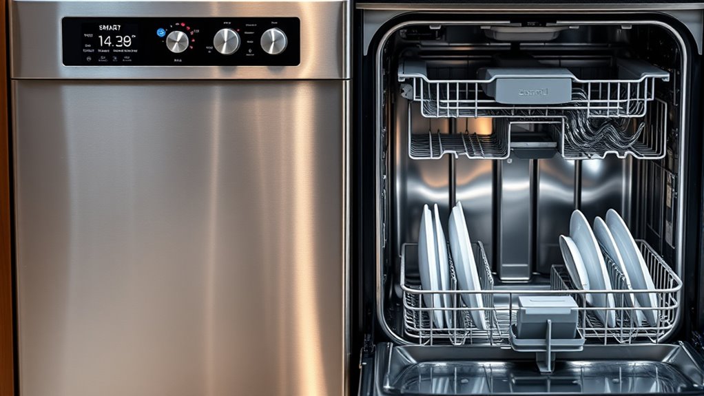 smart dishwashers conserve water