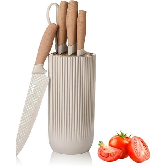 Wiztoynia 6-Piece Stainless Steel Kitchen Knife Set