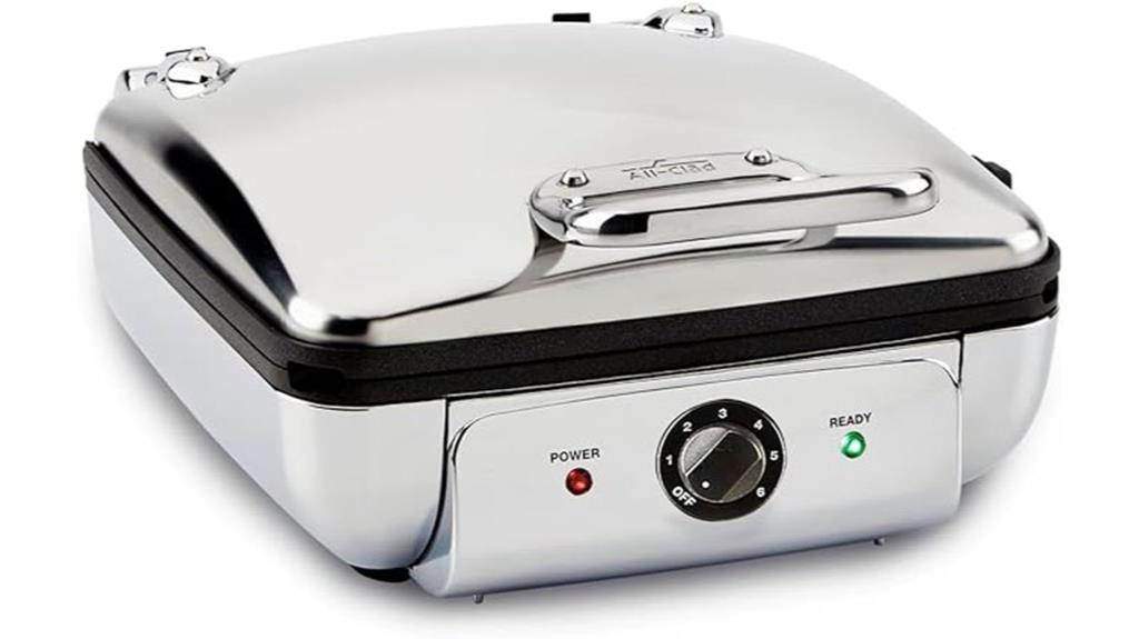 stainless steel waffle maker