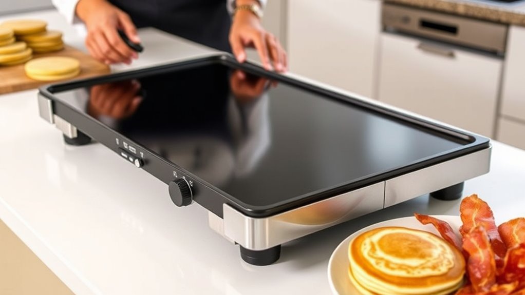 top electric griddles with adjustable temperature